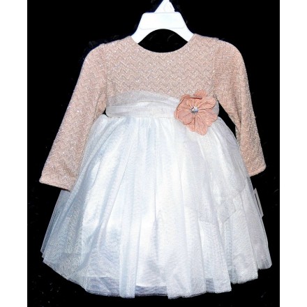 Bella by Marmellata Girls' Knit Tulle Dress (2T, 4T)